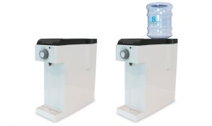 hydron hidrogenador de agua vistas laterales de los modos de uso